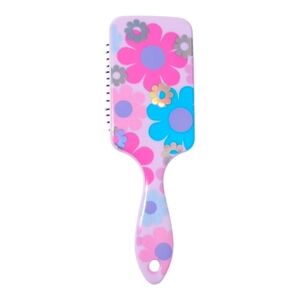 Claire's Retro‎ Daisy Purple Paddle Hair Brush new